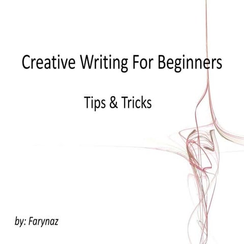 Creative Writing For Beginners