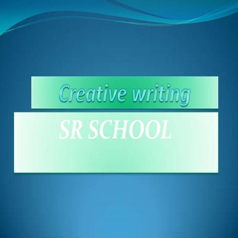 Creative wtiting