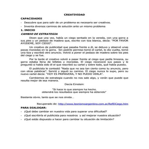 Creatividad