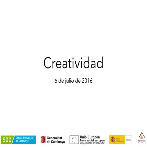 Creativity Principles