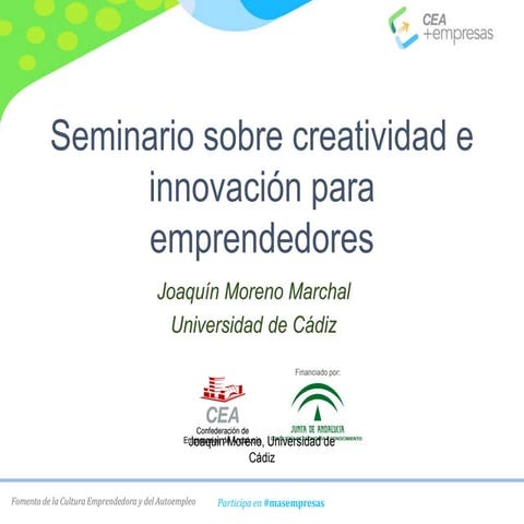 Creatividad e innovación para emprendedores
