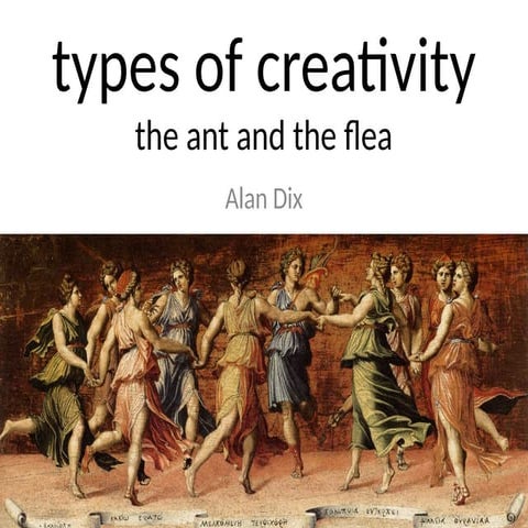 Technical Creativity – 102 Types of Creativity: the ant and the flea | PPTX