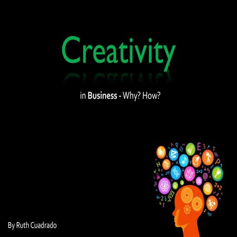 Creativity in Business - Why? How?