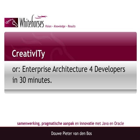 CreativITy - Oracle OpenWorld 2010