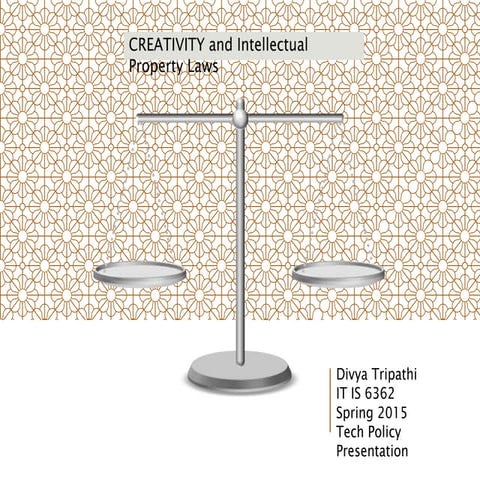 Creativity and Intellectual Property Law | PPTX | Legal Services ...