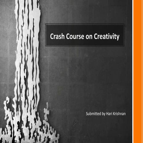 Paying Attention - Crash Course on Creativity