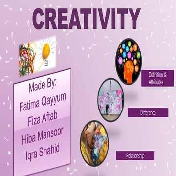 Creativity and arts presentation (1)