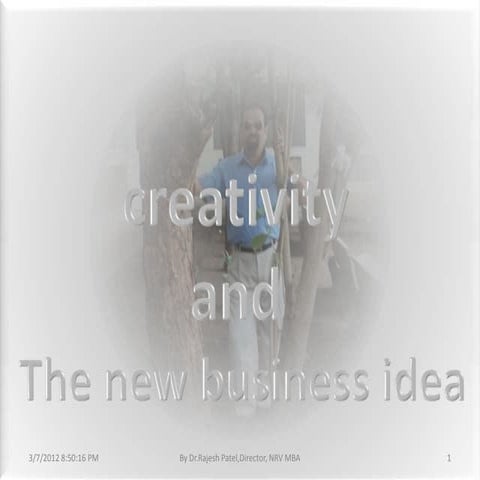 Creativity and business idea