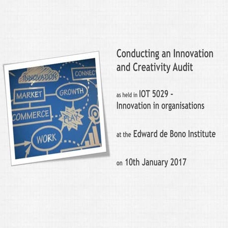 Innovation and Creativity Audit