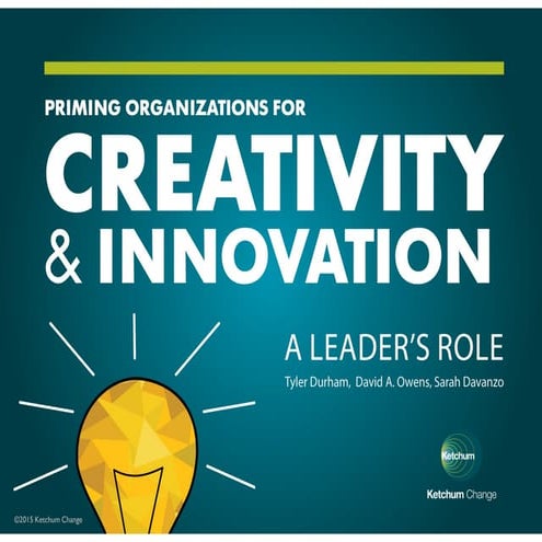 Creativity and Innovation - Ketchum Change