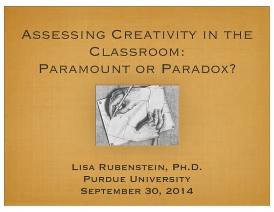 Assessing Creativity | PDF