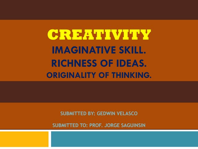 Creativity final