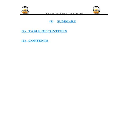 Creativity in advertising project 2