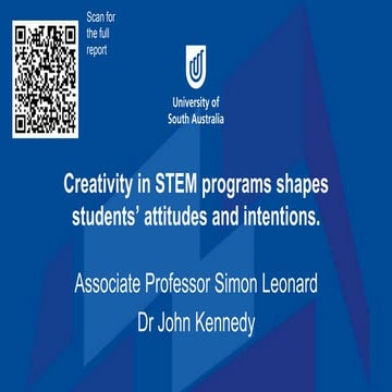 Creativity in stem programs shapes students’ attitudes