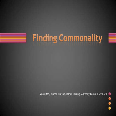 Venture Lab Creativity presentation Team 13446