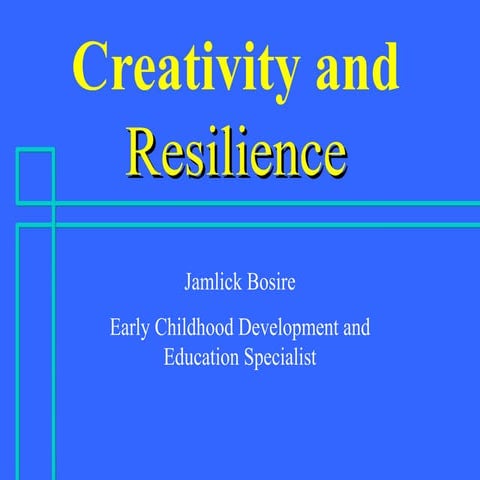 Creativity & resilience | PPT