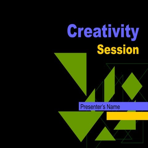 Creativity session