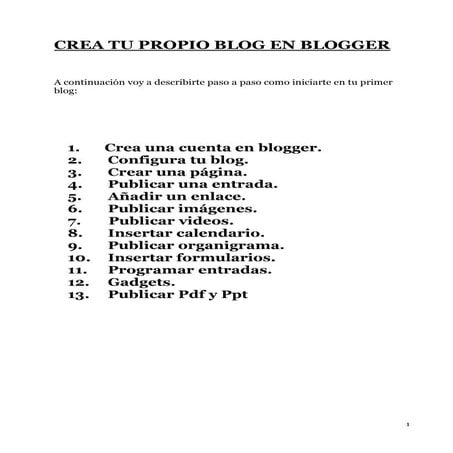 Crea tu propio blog en blogger por rafa