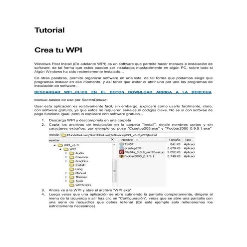 Crea tu wpi | DOCX