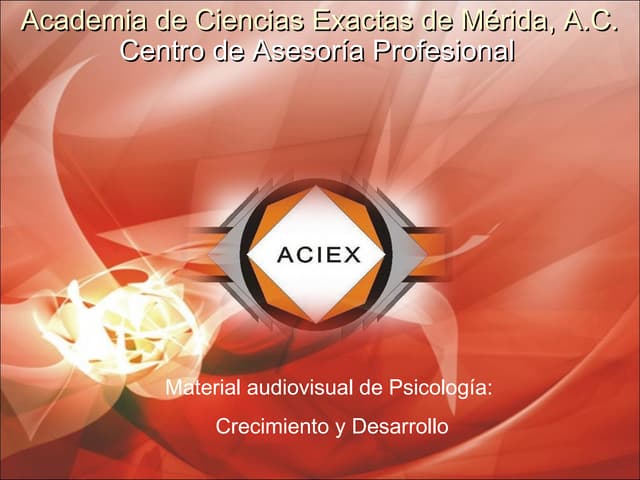 Crecimiento y dearrollo humano