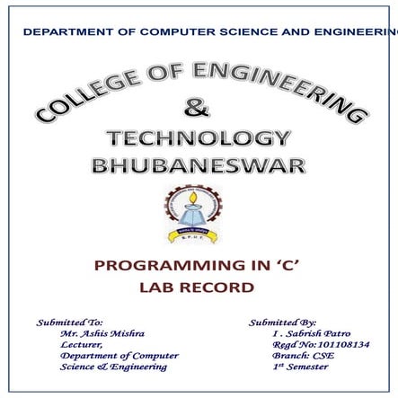 C Record Frontpage | PDF