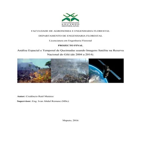 Análise Espacial e Temporal de Queimadas usando Imagens Satélite na Reserva N...