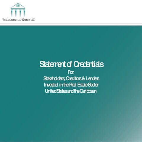 Credentials Jan052009