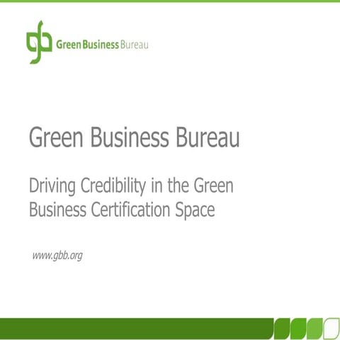 Credibility in Green Business Certification - What to Look For?!