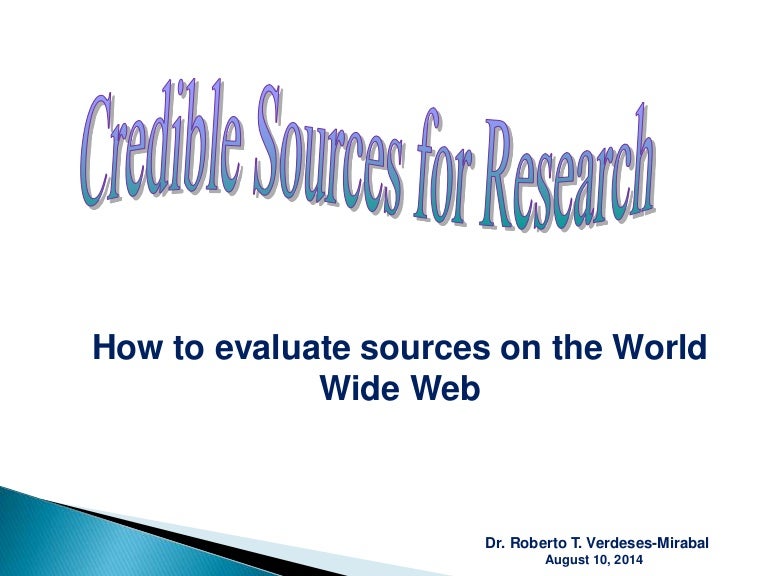 Establishing credibility in research picture