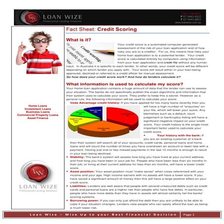 Credit file fact sheet | PDF