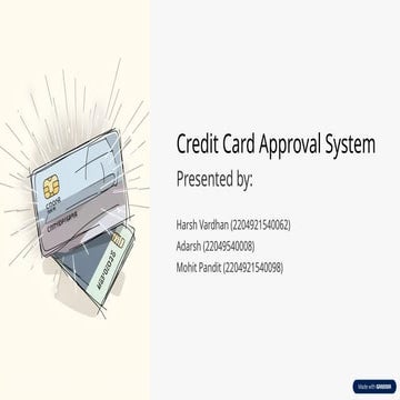 AI-Powered Credit Card Approval System with Full-Stack Implementation ...
