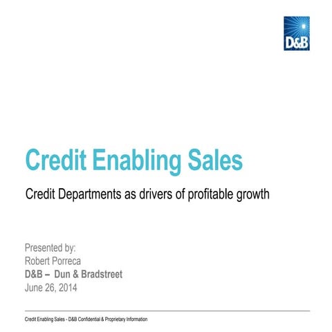 DNBi Credit Enabling Sales | D&B