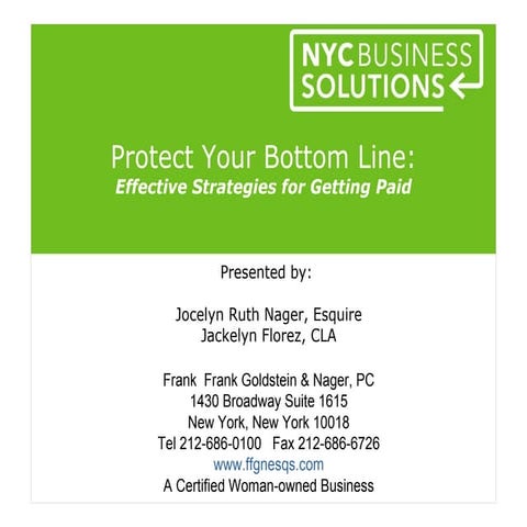 Credit and collection policies