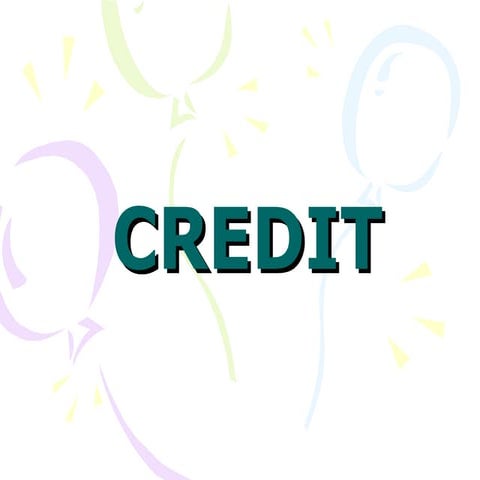 Credit And Debit