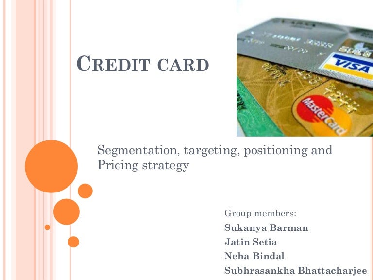Marketing Credit card