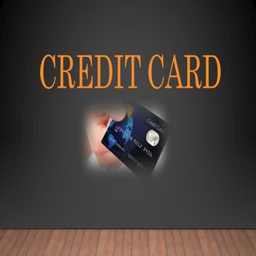 Credit card