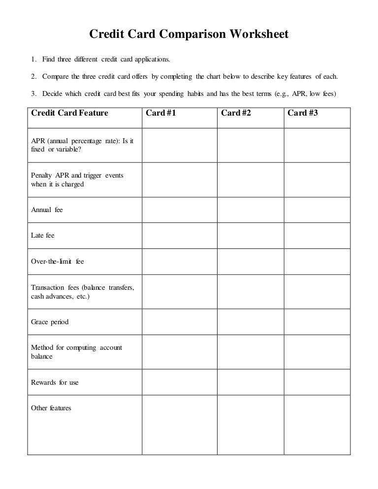 Credit Card Comparison Chart Answers credit-card-comparison-chart-answers