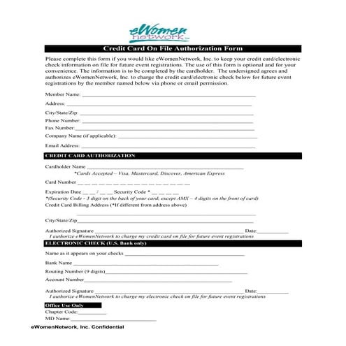 Credit cardonfileauthorform