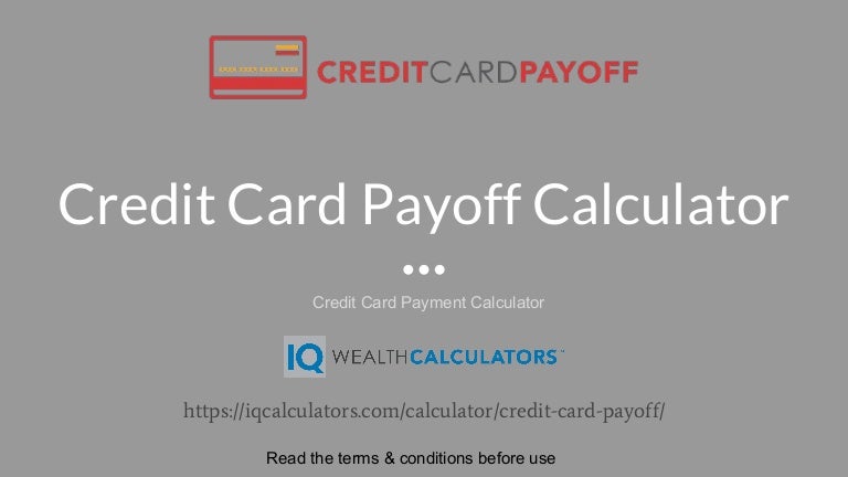 credit card payoff calculator calculate your credit card line of credit payoff calculator