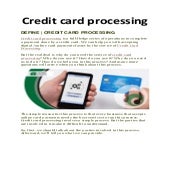 Credit card processing   highrisk gateways