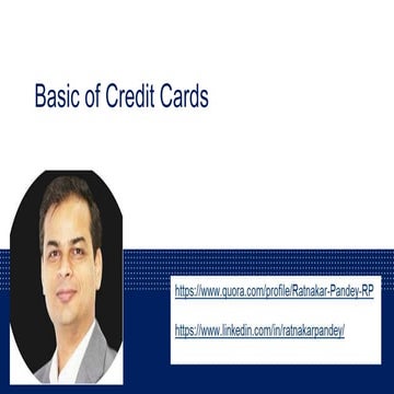 Credit cards basics and Bank's Profit and Loss Statement