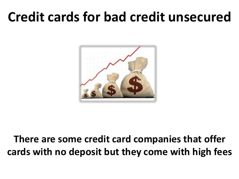 Credit cards for bad credit no deposit and Credit Repair