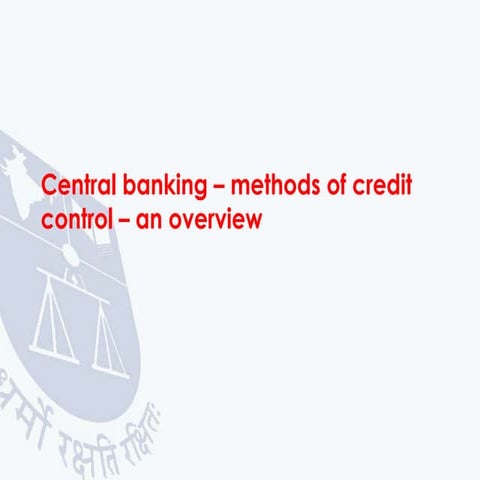 Credit control by_central_bank