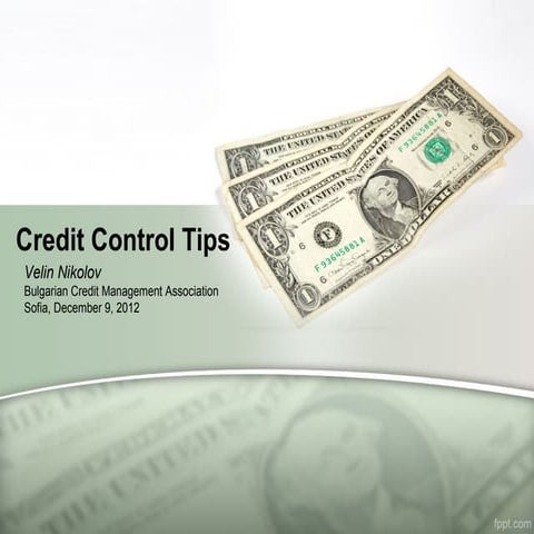 Credit control tips