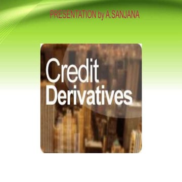 CREDIT DERIVATIVES
