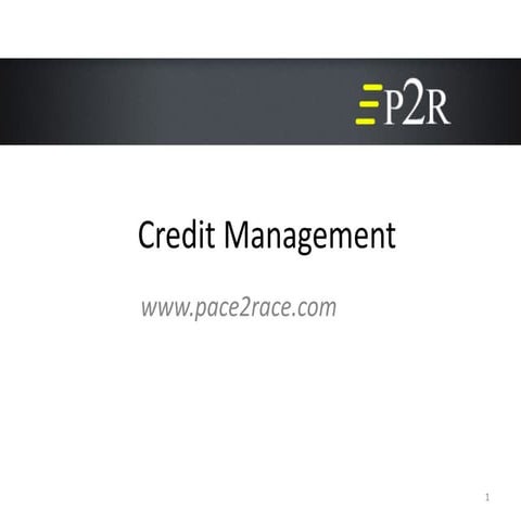 Credit management