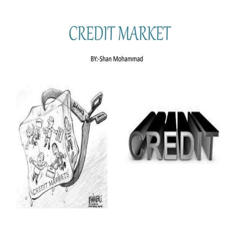 Credit market 1
