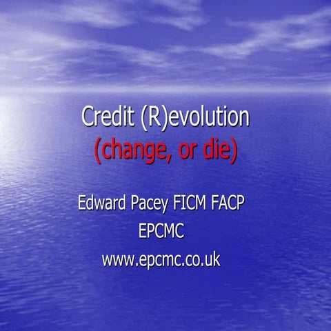 Credit (R)Evolution | PPTX