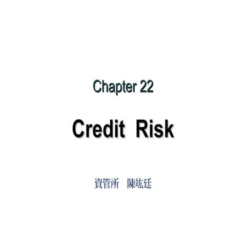 Credit risk (2)