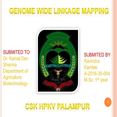 genome wide linkage mapping